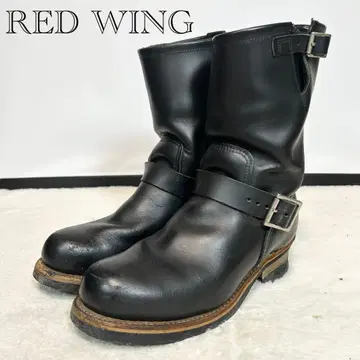 레어 RED WING 2268 pt99 엔지니어 부츠 8D 블랙 가죽