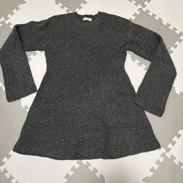 STYLEMIXER 다크 그레이 니트 튜닉