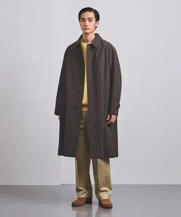 UNITED ARROWS 웨더 크로스 래글런 슬리브 발라칼라 코트
