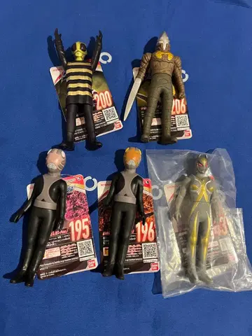 [ 새상품 ] 소프트 비닐 울트라 괴수 시리즈 5체 세트 [ 택 포함 ]