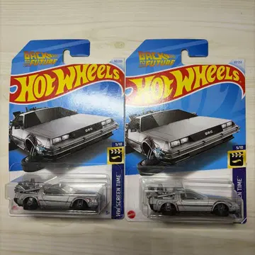 Hot Wheels 데로리안 2개 세트
