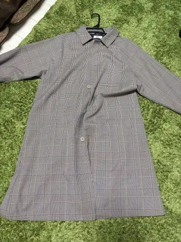 WEGO 체크 무늬 코트 M 사이즈