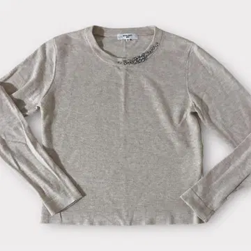 내추럴 뷰티 베이직 베이지 니트 스웨터 M 사이즈