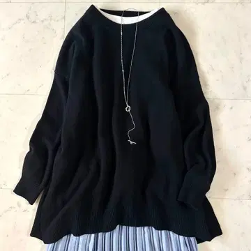 컨디션 최상 스픽 앤 스팬 WASHABLE 미들 게이지 풀오버 세탁 가능