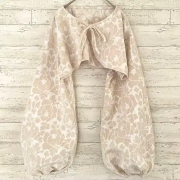 멜로우 네온 볼륨 소매 볼레로 [ F ] 숏 여성스러운 레이어드 올 패턴