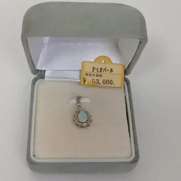 플라티나 오팔 펜던트 탑