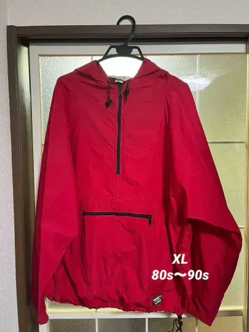 80~90s L.L.Bean 나일론 아노락 후드티