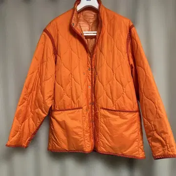 캡틴선샤인 오렌지 퀼팅 자켓