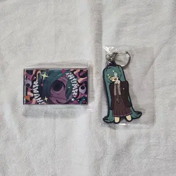 모니터링 DECO*27 아크릴 스탠드 러버 키링