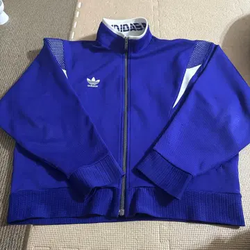 adidas 보라색 집업 저지