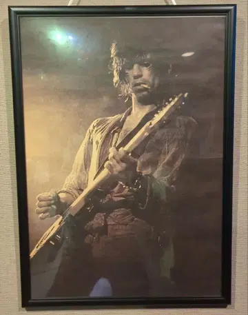 롤링 스톤스 키이스 리차드 포스터 프레임 포함