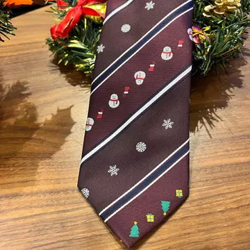 크리스마스 패턴 넥타이 보르도 산타 패턴 트리 패턴 선물 패턴