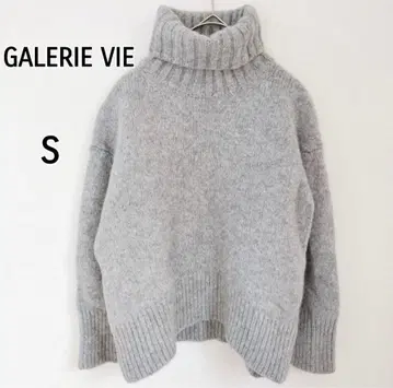 GALERIE VIE 파인울 터틀넥 S 그레이