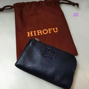 미사용 새상품 히로 가죽 컴팩트 카드 케이스 키케이스