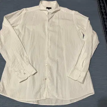 JOSEPH HOMME 화이트 스트라이프 셔츠 52