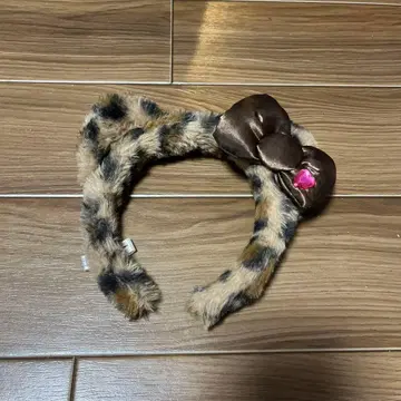 USJ 레오파드 무늬 머리띠 키티