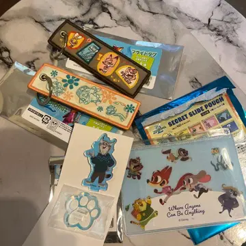 플라이트 택 2종, 파우치, 아크릴 스탠드, 슬라이드 파우치