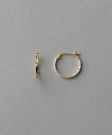 ete K10YG 클레르 컷 귀걸이 (한쪽만)