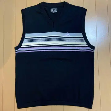 adidas V넥 슬리브리스 베스트 L