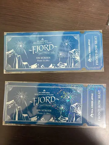 FJORD ON CINEMA 입장자 특전 2장 세트