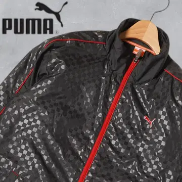 YJ264@ PUMA 나일론 지퍼 자켓 L 블랙