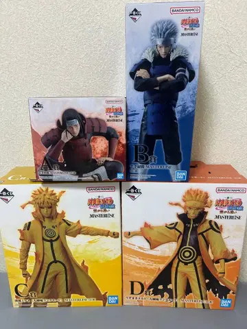 제일복권 NARUTO 나루토 돌풍전 이어지는 마음 피규어 ABCD상 4종