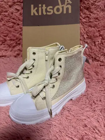 kitson 하이컷 스니커즈