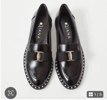 미사용 새상품 다이애나 리본 x 펄 로퍼