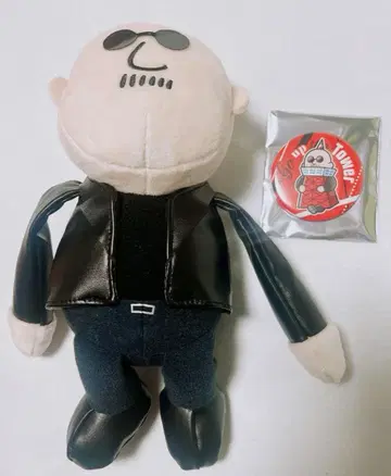 와샤가나TV 봉제 인형 캔뱃지 마피아 카지타