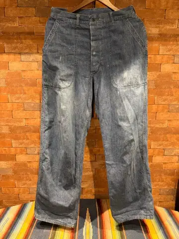 US NAVY 40s 데님 트라우저 M45 베이커 팬츠