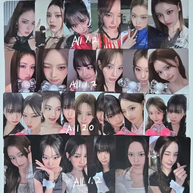 이즈나 유닛 공방 리워드 응원봉 포카 판매