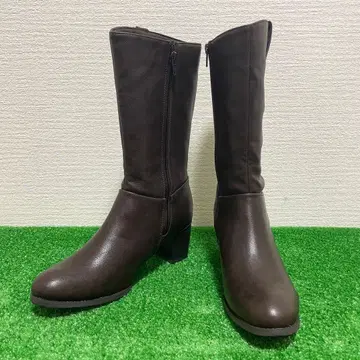 새상품급 REGAL camelot 가죽 사이드 지퍼 롱 부츠