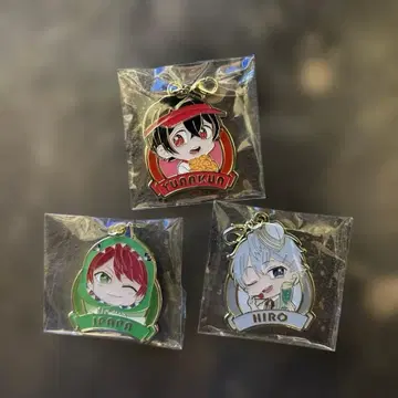 컬러풀 피치 메탈 참 컬렉션 쟈파파&히로&유안군