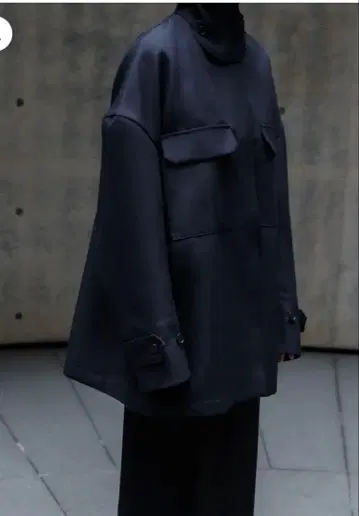 NEAU Light doeskin 2way jacket(-d.navy-)