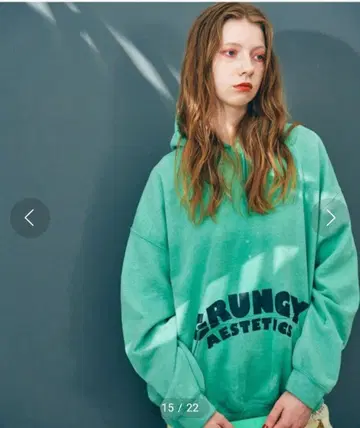 M2124 그런지 로고 후드티 RNA