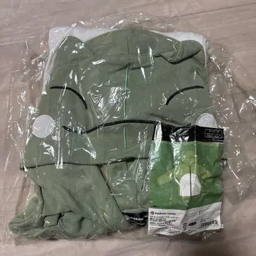 포켓몬 센터 한정판 미가리 인형 후드티 S 그린