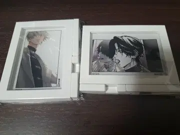 극락거리 아크릴 프레임 마그넷 밤&요미 2개 세트