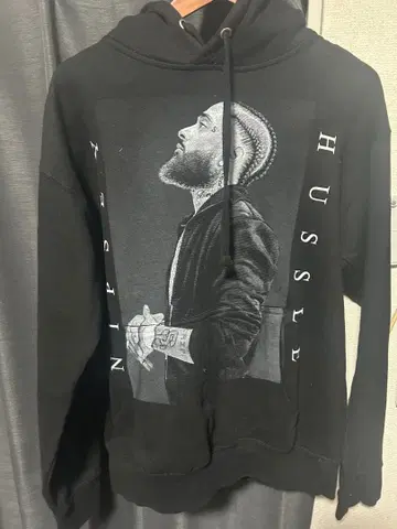Nipsey Hussle 그래픽 후드티 M 블랙