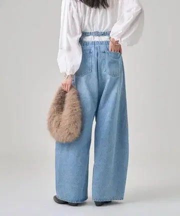 백산 커브 데님 mystic