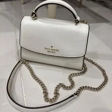케이트 스페이드 화이트 미니 숄더백