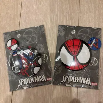USJ 스파이더맨 캔뱃지 2개 세트