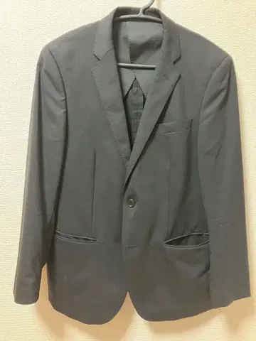 유니클로 수트 셋업 블랙