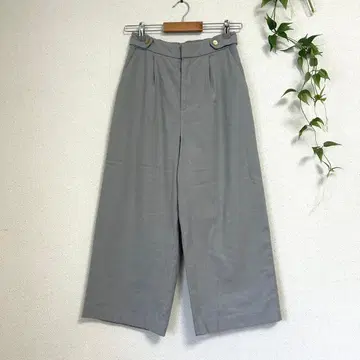 any SiS 온워드 카시야마 턱 와이드 팬츠 그레이 가을/겨울 허리밴딩