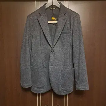 이탈리아제 자브스 저지 스트레치 싱글 네이비 48