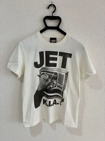 레어 JET K.I.A. 라이브T셔츠 S사이즈 화이트