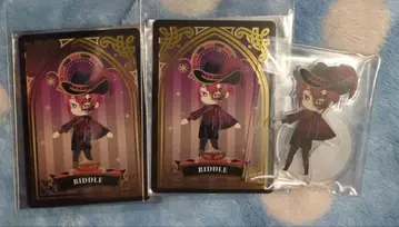 트위스테 마스커레이드 리들 미니 아크릴 스탠드 금박 카드