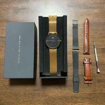 Daniel Wellington DW001001 골드 메쉬 시계