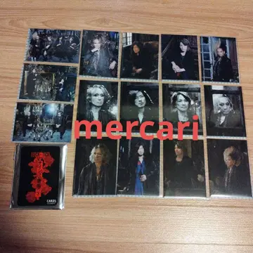 BUCK-TICK 나이쇼노 장미 아래 트레이딩 카드 컴프 15장