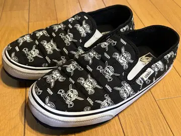 Vans 블랙 해골 무늬 슬립온 27cm