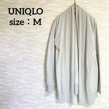 유니클로 UNIQLO UV컷 스톨 가디건 [ M ] 그레이 착용